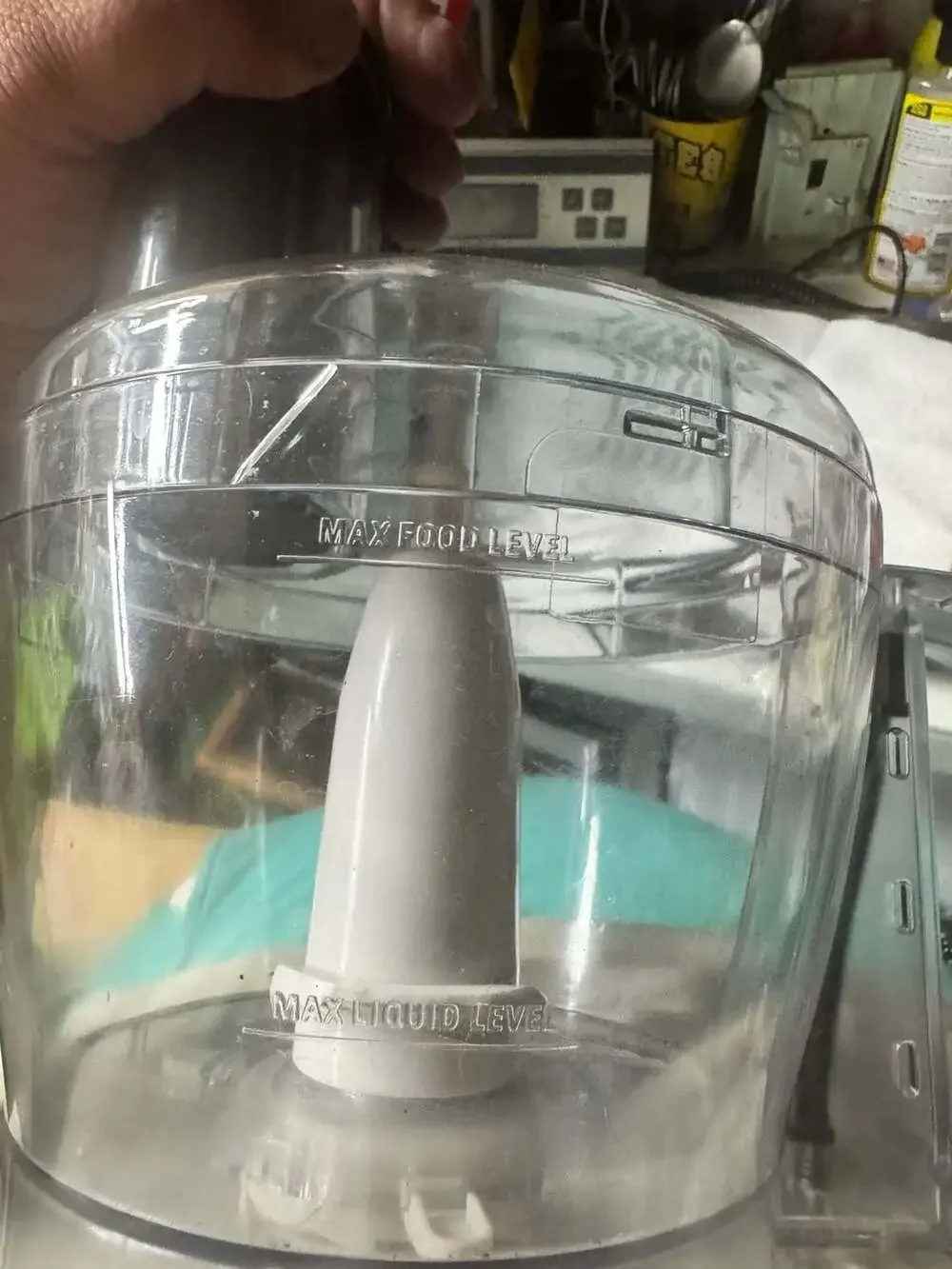Hamilton Beach Blender Chef Food Processor Bowl, Lid, and Blade Attachment